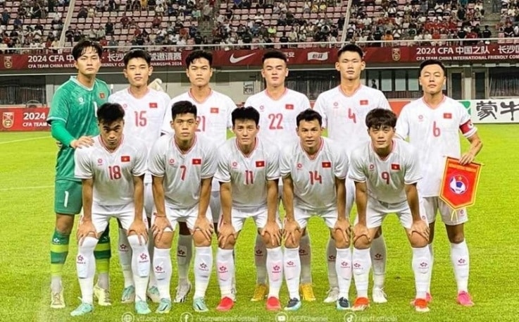 Vietnam’s U22s will play friendlies against RoK and China in March. (Photo courtesy of Vietnam Football Federation)