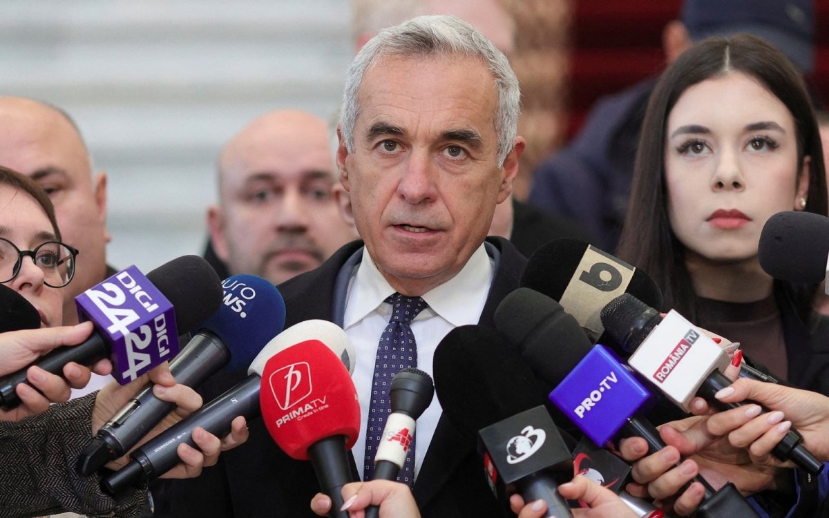 Ông Calin Georgescu, ứng cử viên Tổng thống Romania. Ảnh: Reuters.