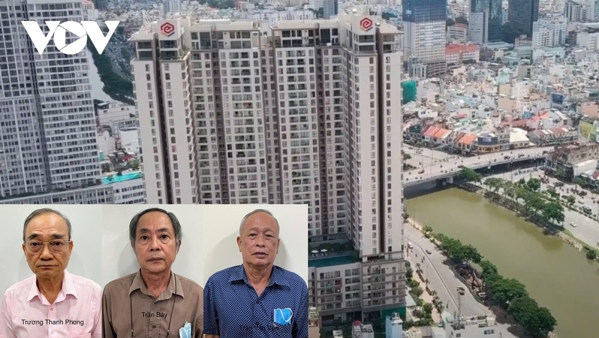 Hiện trạng khu đất 132 Bến Vân Đồn và hình ảnh các bị can
