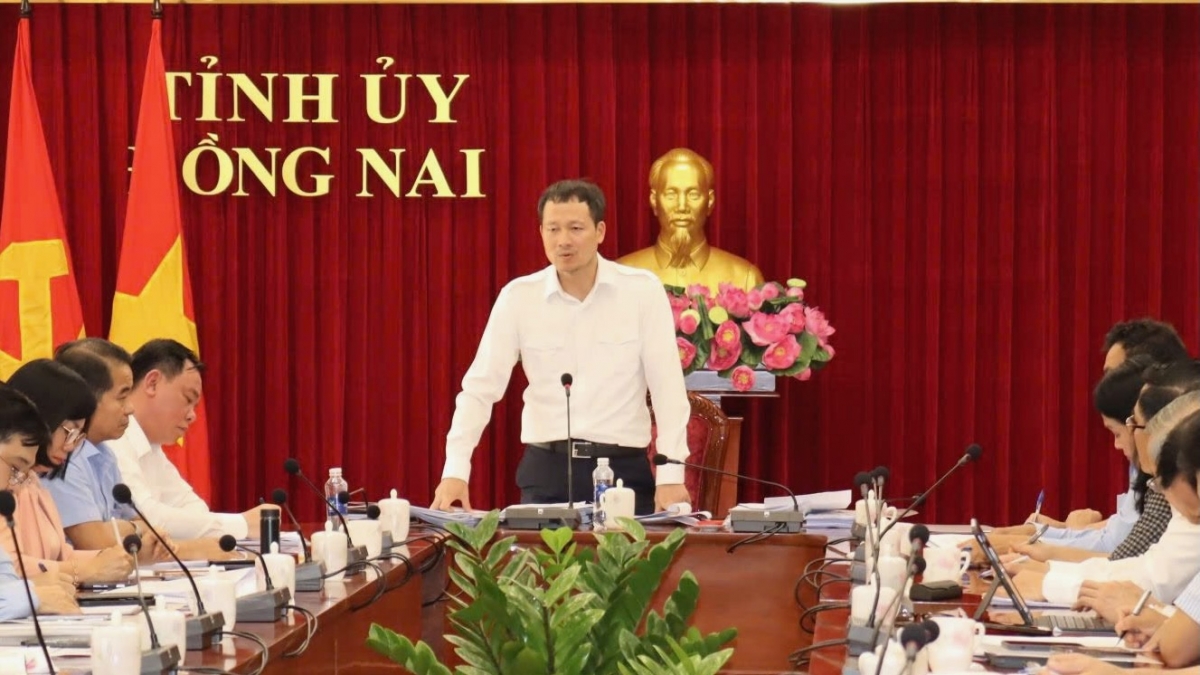 Ông Vũ Hồng Văn - Bí thư Tỉnh uỷ Đồng Nai (Ảnh: Đảng bộ tỉnh Đồng Nai)