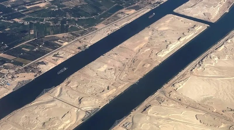 Kênh đào Suez của Ai Cập. (Ảnh: Reuters)