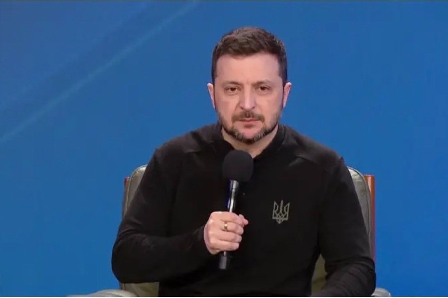 Tổng thống Zelensky. Ảnh: BBC
