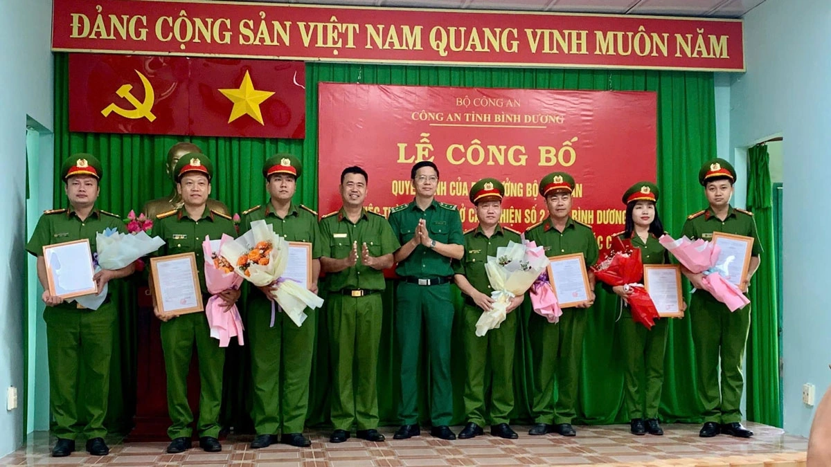 Công an tỉnh Bình Dương tiếp nhận, quản lí cơ sở cai nghiện (ảnh: CA)