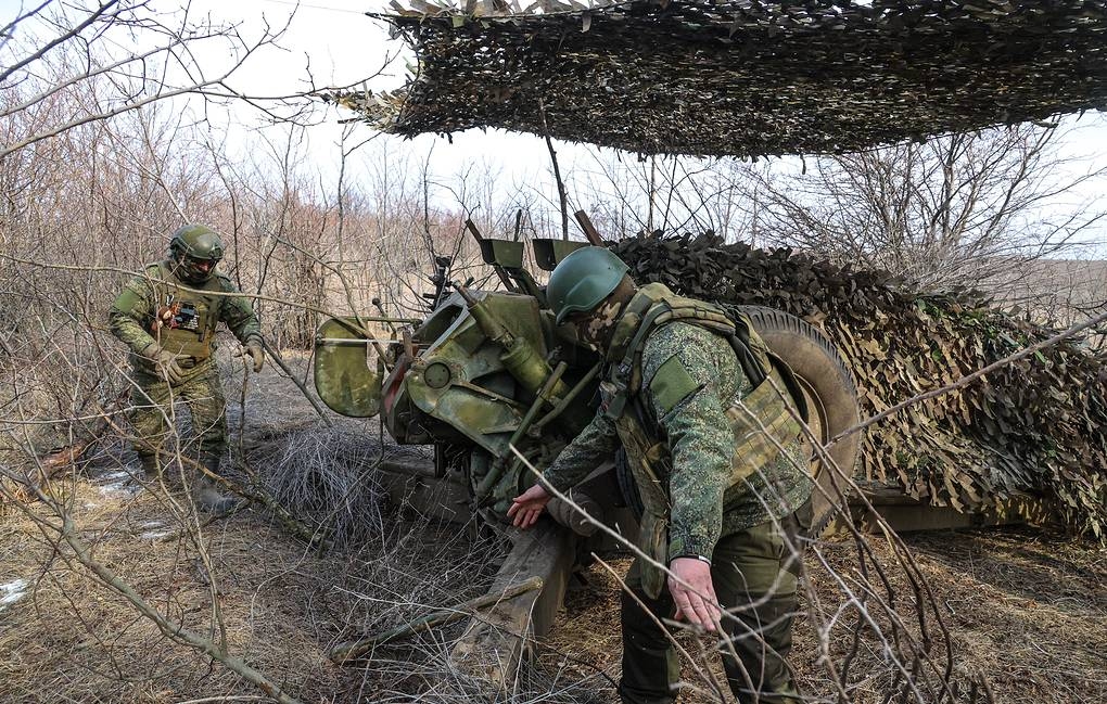 Binh sỹ Nga trên chiến trường Ukraine. Ảnh: Tass