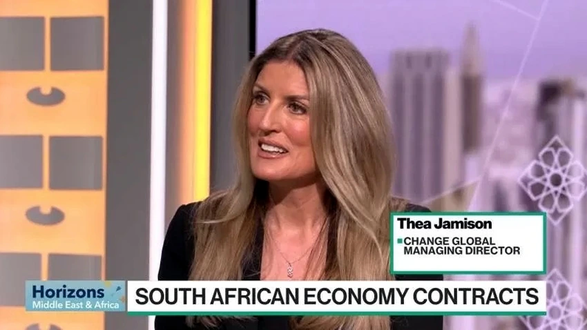 Bà Thea Jamison, Giám đốc Công ty Tư vấn đầu tư CHANGE Global - Ảnh: Bloomberg Television