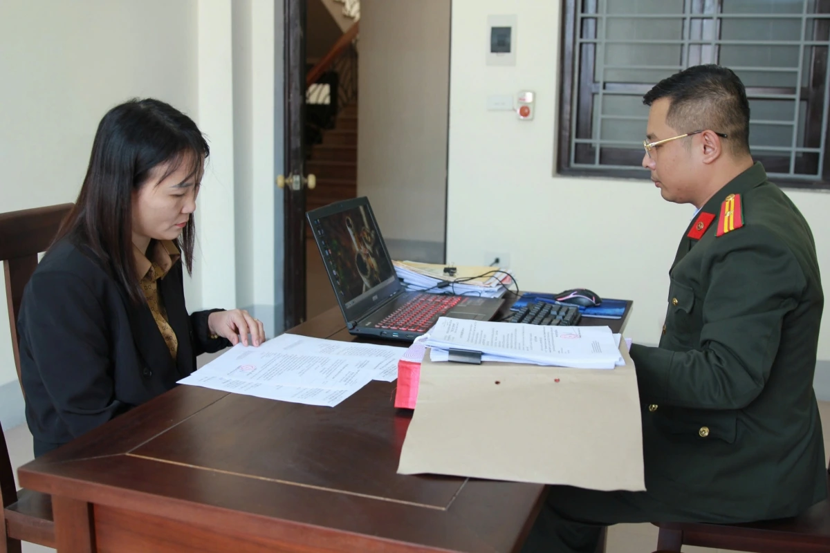 Nguyễn Thị Tú tại cơ quan điều tra