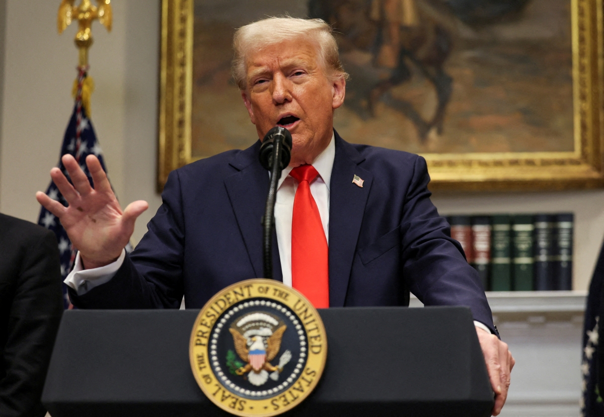 Tổng thống Mỹ Donald Trump. Ảnh: Reuters