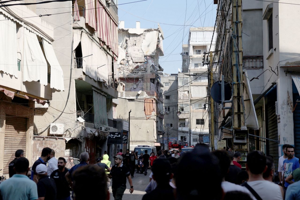 Khu vực Lebanon nơi thường xuyên diễn ra xung đột. Ảnh: Reuters