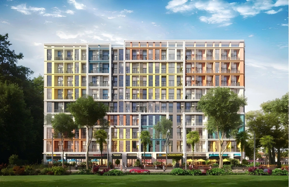 Phối cảnh một tòa nhà ở xã hội được xây dựng tại Phủ Lý, Hà Nam