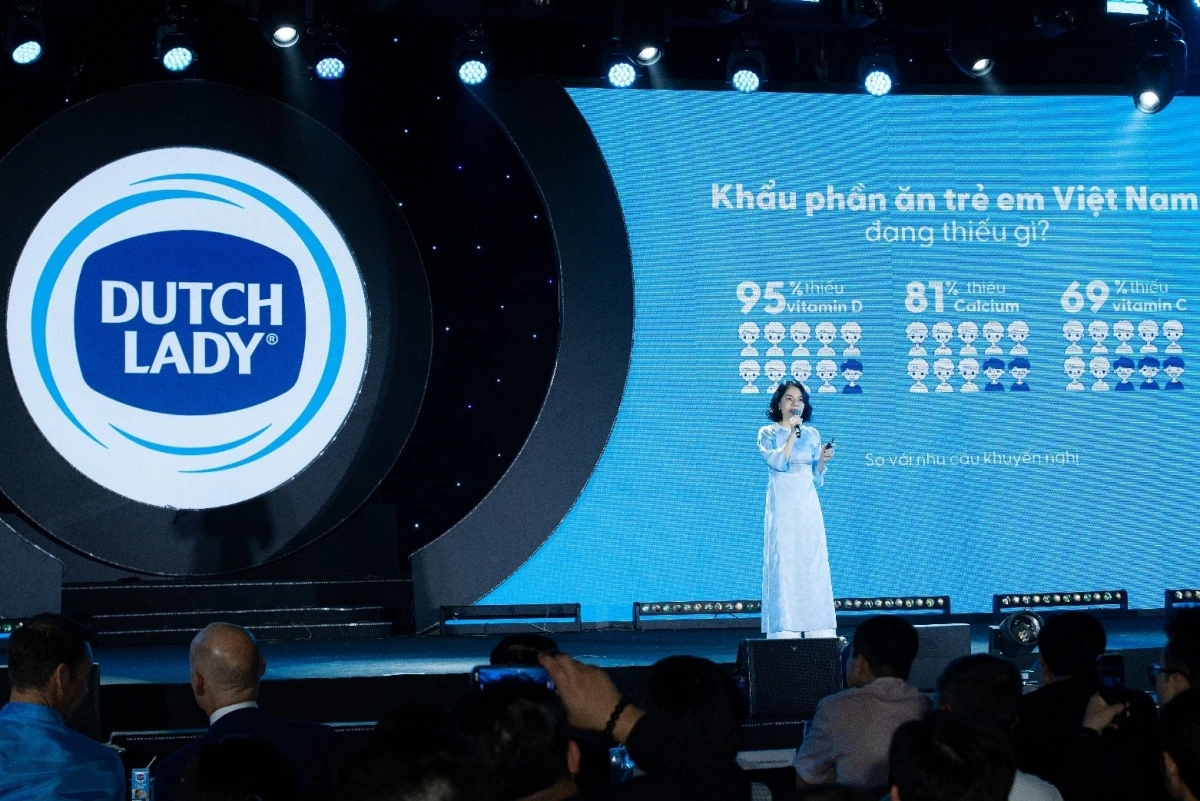Bà Võ Thu Bảo Ngọc chia sẻ về giải pháp của Dutch Lady trước tình trạng kém dinh dưỡng của trẻ em Việt Nam