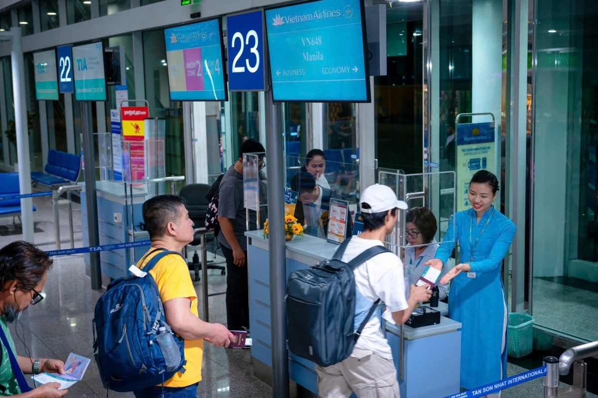 Vietnam Airlines tăng tần suất khai thác đường bay Hà Nội - Manila.