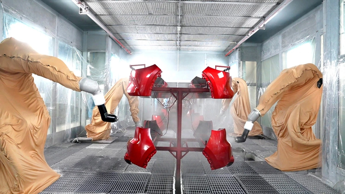 Máy dập 6.300 tấn tại Nhà máy Sản xuất Linh kiện khung thân vỏ ô tô