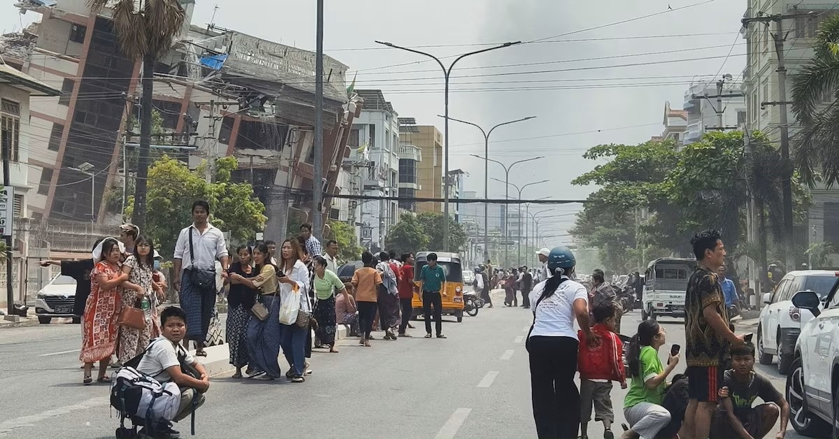 Đã có hơn 1000 người thiệt mạng do động đất tại Myanmar (Ảnh: Reuters)