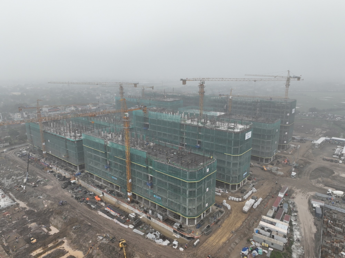 Sun Urban City sắp cất nóc toàn bộ 8 tòa căn hộ cao tầng và bắt đầu bàn giao nhà vào tháng 6/2025