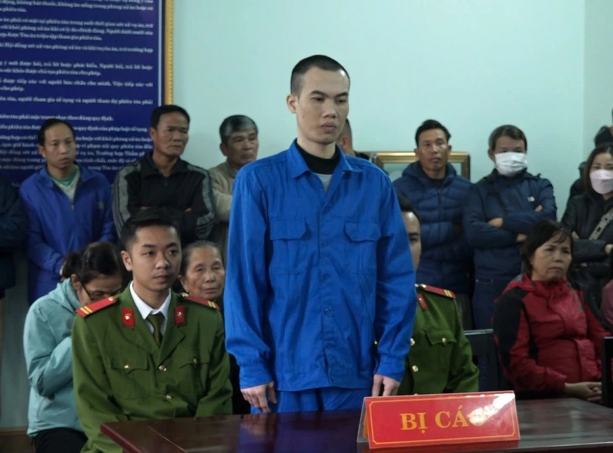 Bị cáo Nguyễn Cửu Quốc tại toà