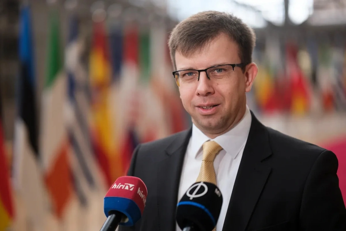 Bộ trưởng phụ trách các vấn đề Liên minh châu Âu của Hungary Janos Boka. Ảnh: kyivindependent