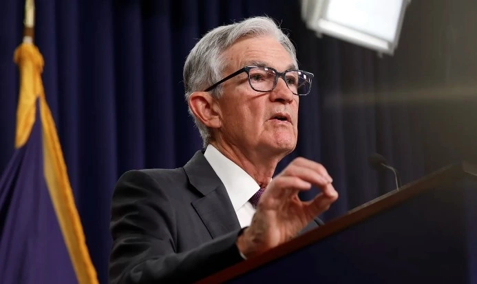 Chủ tịch Cục Dự trữ Liên bang Mỹ (FED) Jerome Powell phát biểu tại cuộc họp báo sau cuộc họp của Ủy ban Thị trường Mở Liên bang (FOMC) ngày 19/3/2025 tại Washington, DC. (Ảnh: CNBC)