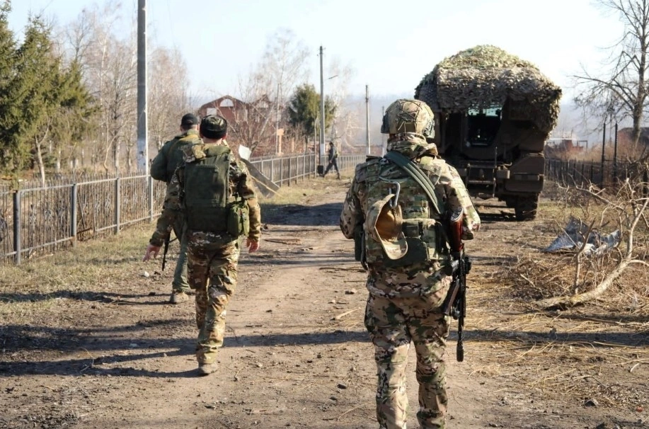 Quân nhân Ukraine ở Kursk. Ảnh: Getty