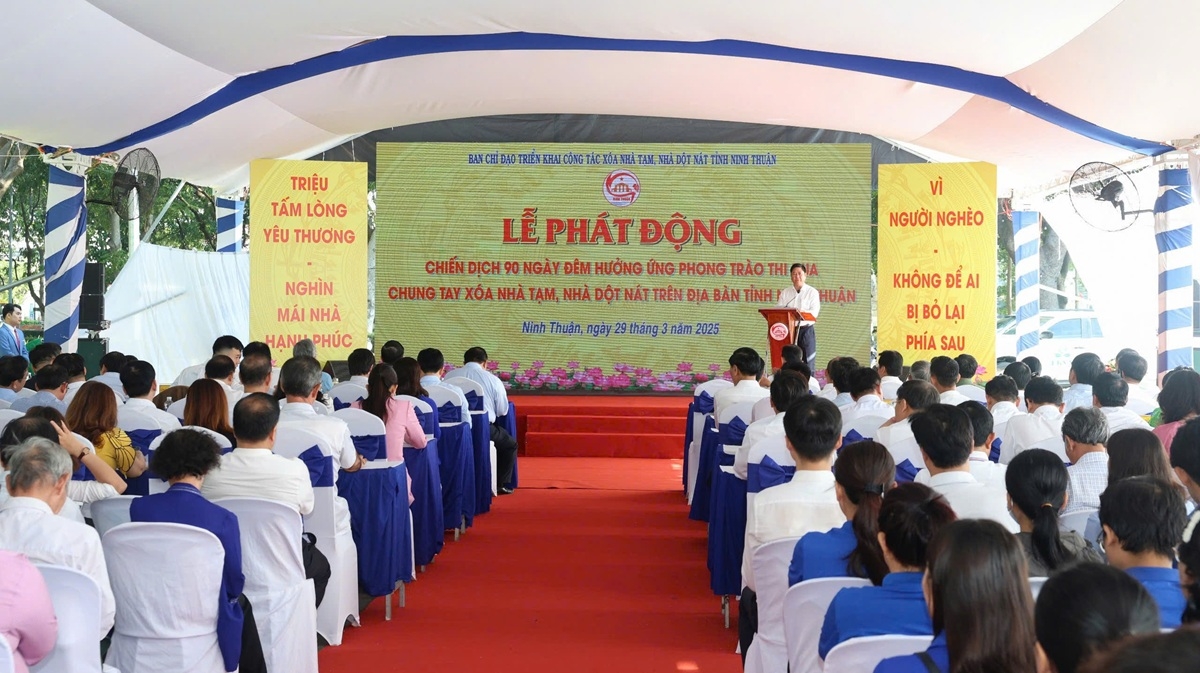 Toàn cảnh lễ phát động. Ảnh: B.H