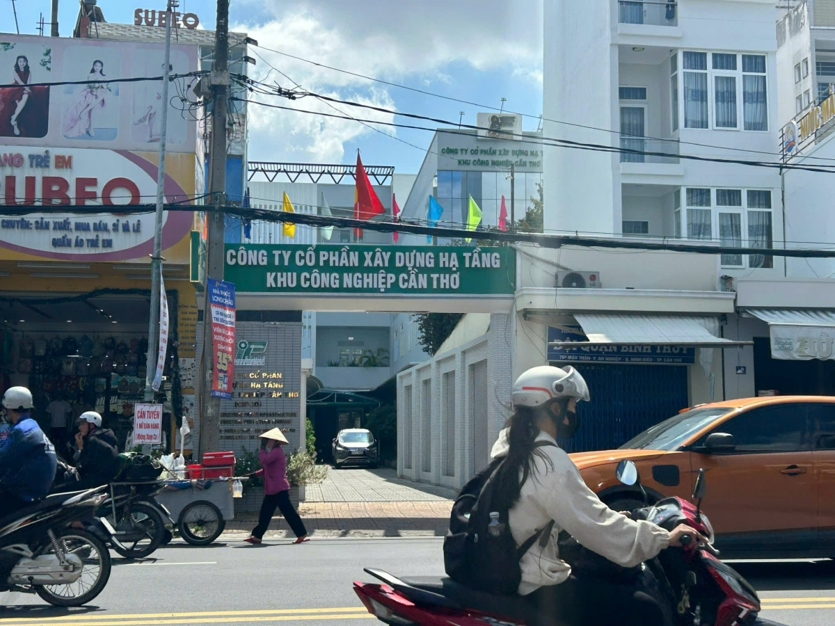 Trụ sở Công ty Cổ phần xây dựng hạ tầng khu công nghiệp Cần Thơ.
