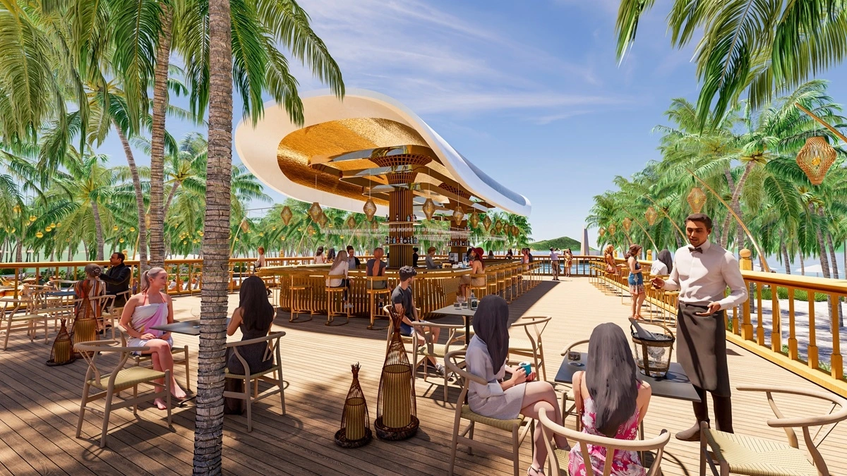 Dự án Xanh Island mang đến Cát Bà "vũ trụ vui chơi, giải trí" đẳng cấp quốc tế (Ảnh: Sun Property)