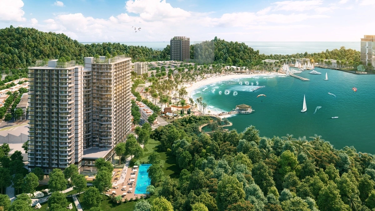 The Xanh 1 sẽ là “cửa ngõ” đón đầu dòng khách về Cát Bà (Ảnh: Sun Property)