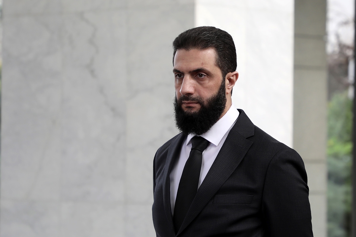 Tổng thống lâm thời Syria Ahmed Sharaa. Ảnh: Getty