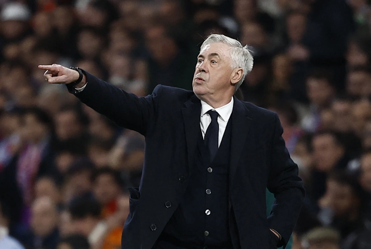 HLV Ancelotti phàn nàn về lịch thi đấu của Real Madrid (Ảnh: Reuters).