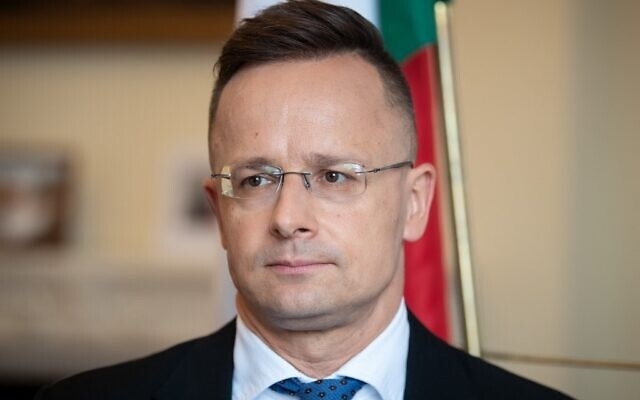 Bộ trưởng Ngoại giao Hungary Peter Szijjarto (Ảnh: AFP)