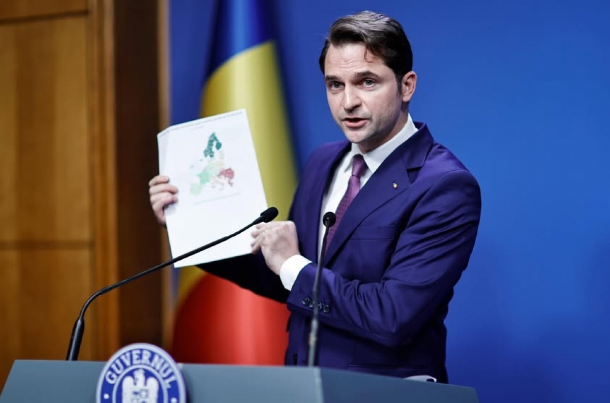 Bộ trưởng Năng lượng Romania ông Sebastian Burduja.