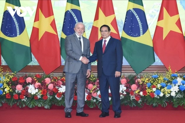 Prime Minister Pham Minh Chinh had a meeting on March 28 with visiting Brazilian President Luiz Inacio Lula da Silva, who reaffirmed that his country always treasures the Strategic Partnership with Vietnam.