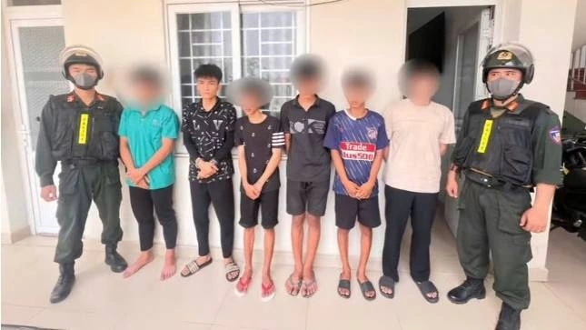 Các đối tượng liên quan trong vụ đánh người gây thương tích