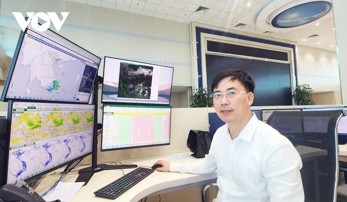 Ông Nguyễn Văn Hưởng, Trưởng phòng Dự báo Thời tiết (Trung tâm Dự báo Khí tượng Thủy văn quốc gia)
