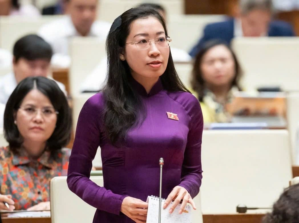 Đại biểu Hoàng Thị Thanh Thúy - Phó Trưởng đoàn chuyên trách Đoàn đại biểu Quốc hội tỉnh Tây Ninh 