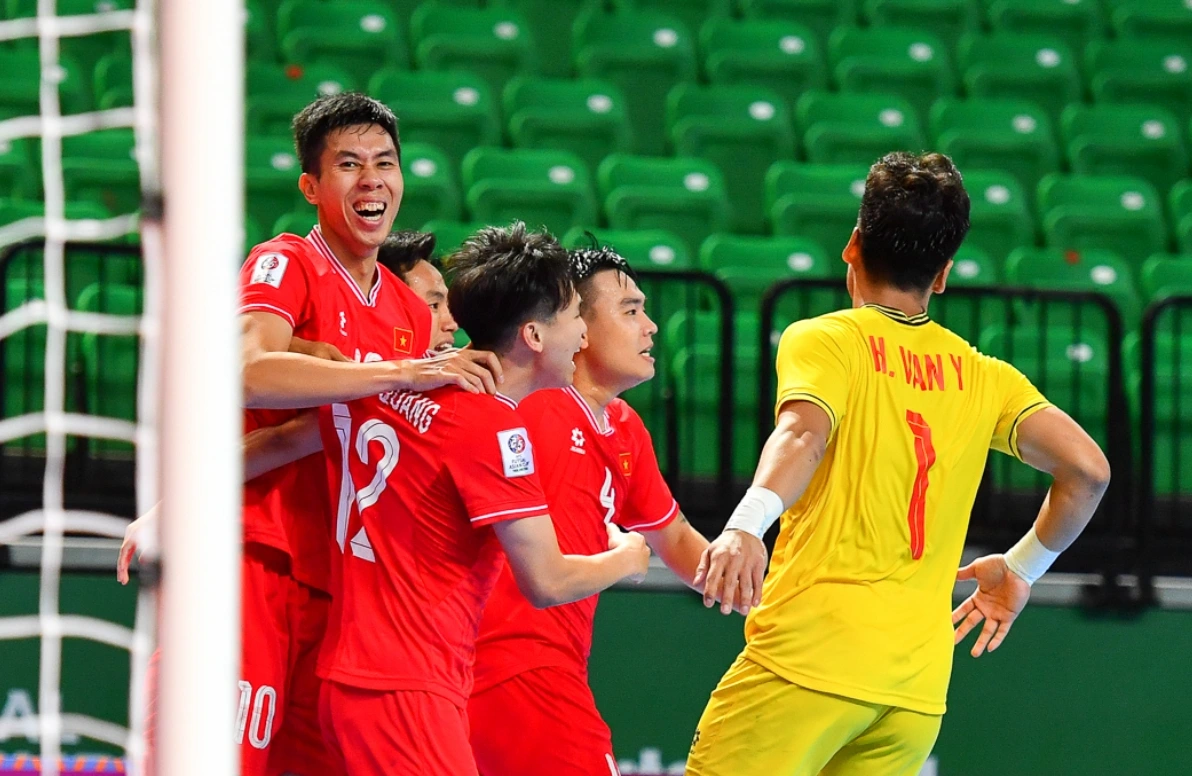 Players of the national futsal team are ready for international tournaments this year. (Photo courtesy of Vietnam Football Federation)