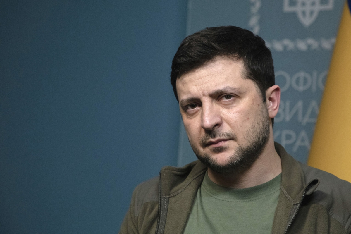 Tổng thống Ukraine Zelensky. Ảnh: Getty