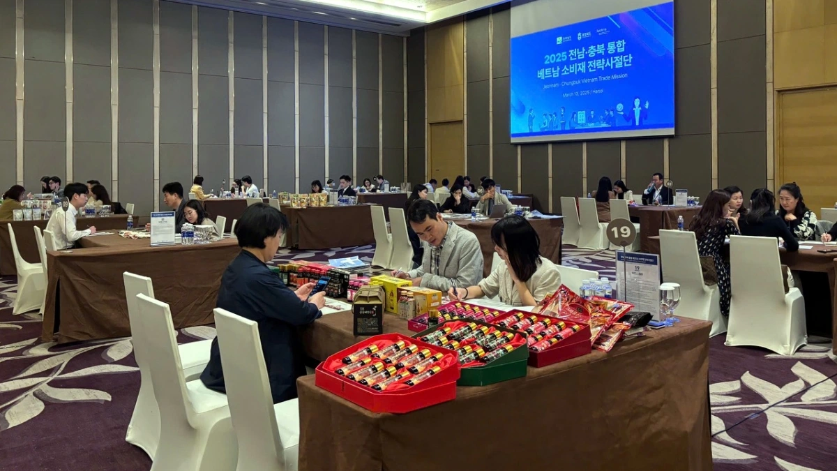 Hơn 150 cuộc giao thương trực tiếp (1:1) giữa các doanh nghiệp đã được diễn ra thành công với nhiều Biên bản ghi nhớ được ký kết - Ảnh: KOTRA Hanoi