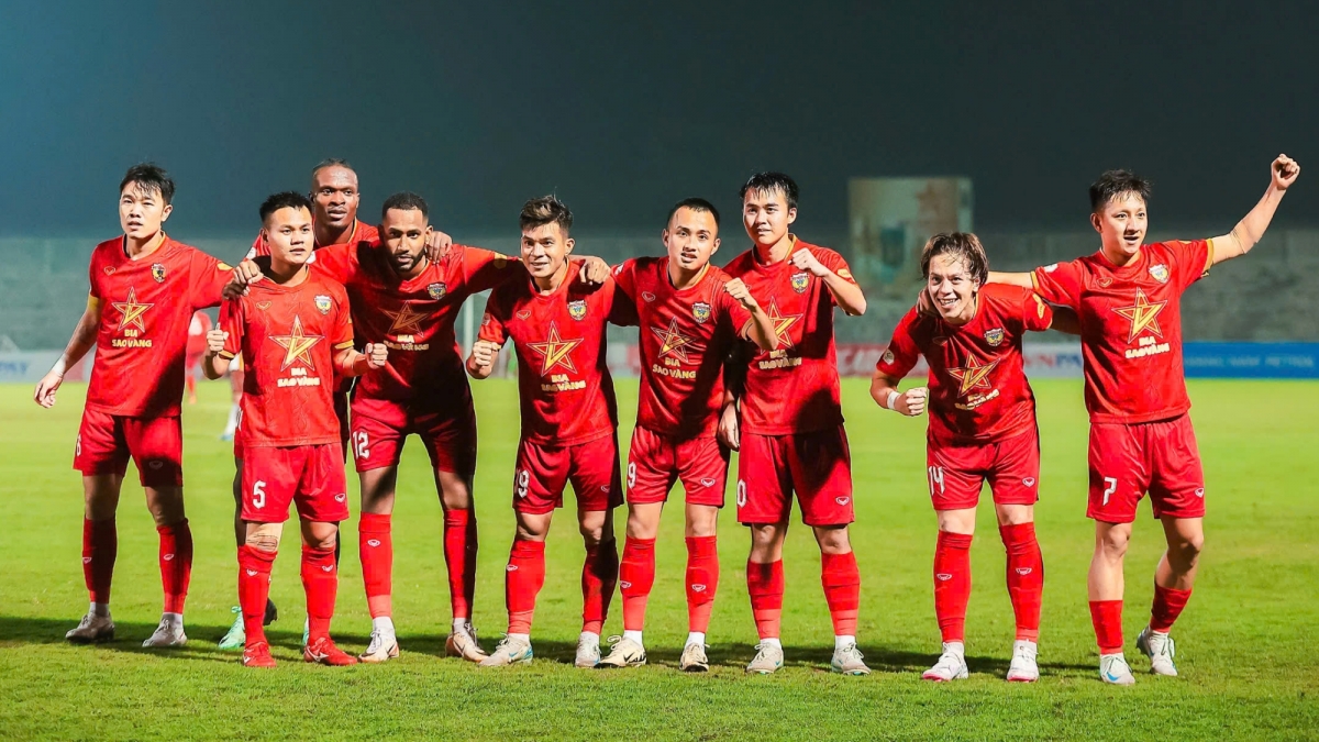 CLB Hà Tĩnh được trở về thi đấu trên sân nhà trong cuộc tiếp đón Hà Nội FC tại vòng 16 V-League 2024/2025. (Ảnh: VPF)