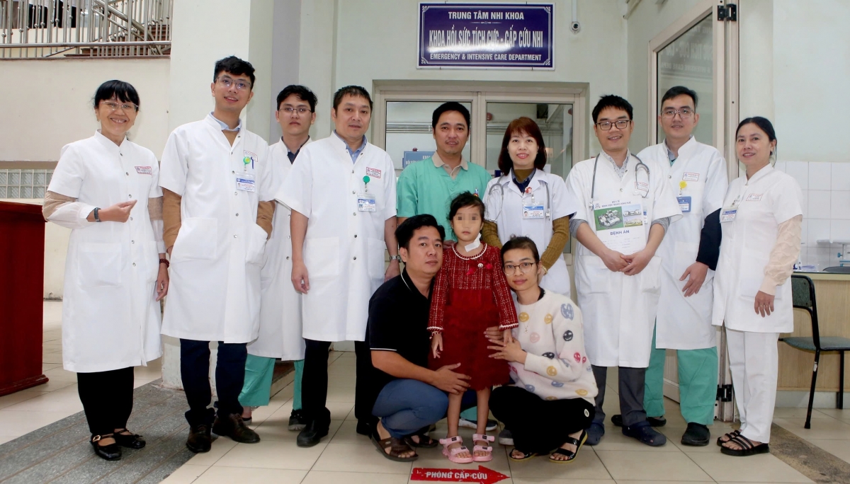Hiện tại sức khỏe cháu bé đã ổn định