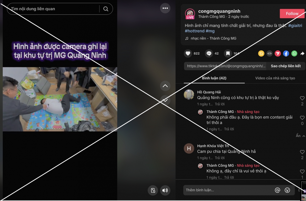 Hình ảnh dàn dựng với mục đích “câu like”, “câu view”.