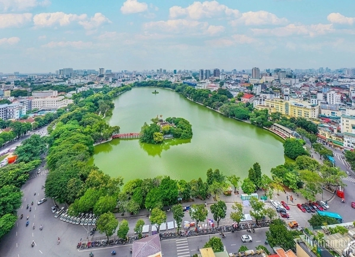 Mở rộng không gian Hồ Gươm sẽ mở ra nhiều cơ hội cho phát triển công nghiệp văn hóa. Ảnh: Internet