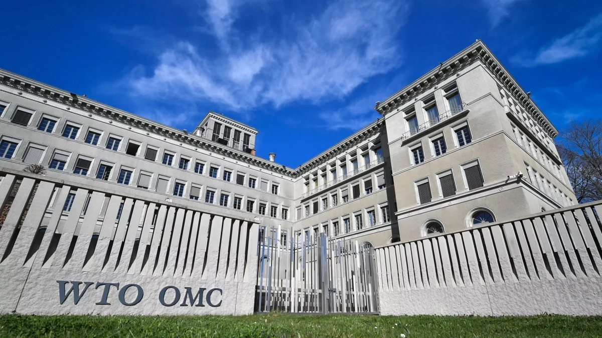 Trụ sở Tổ chức Thương mại thế giới (WTO) tại Geneva của Thụy Sĩ - Ảnh AFP