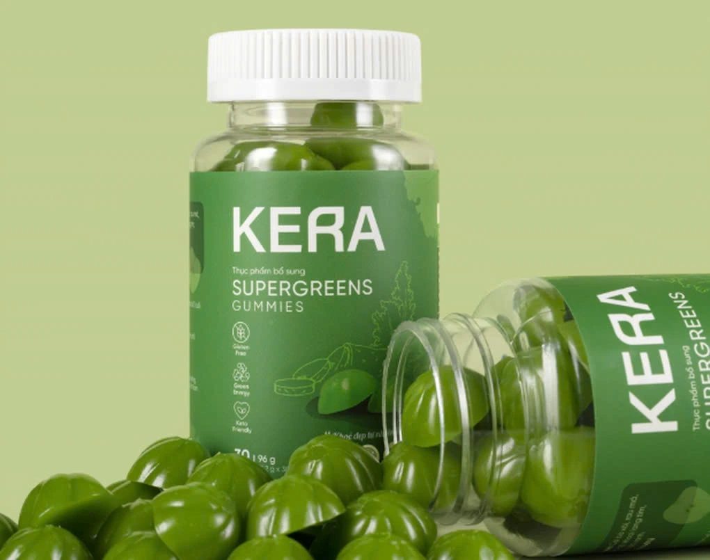 Hàm lượng 33,4 g/100g chất tạo ngọt Sorbitol chứa trong sản phẩm kẹo rau của kera là một lượng lớn