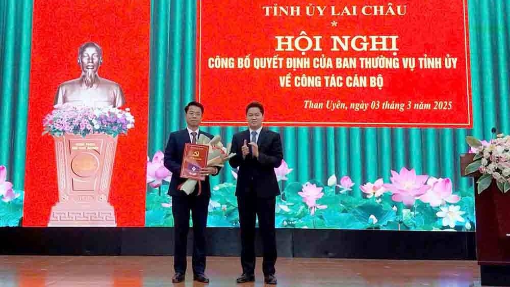 Lai Châu điều động, bổ nhiệm cán bộ