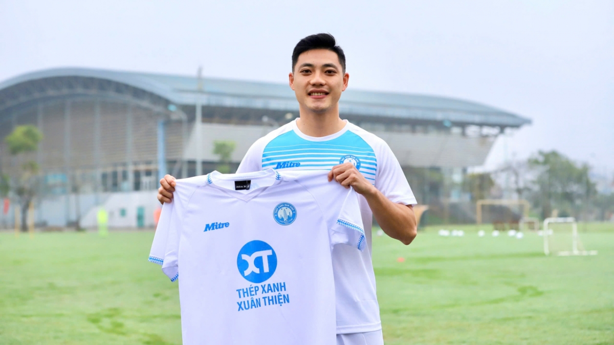 Lâm Ti Phông gia nhập Nam Định sau khi chia tay Thanh Hoá (Ảnh: Nam Định FC)