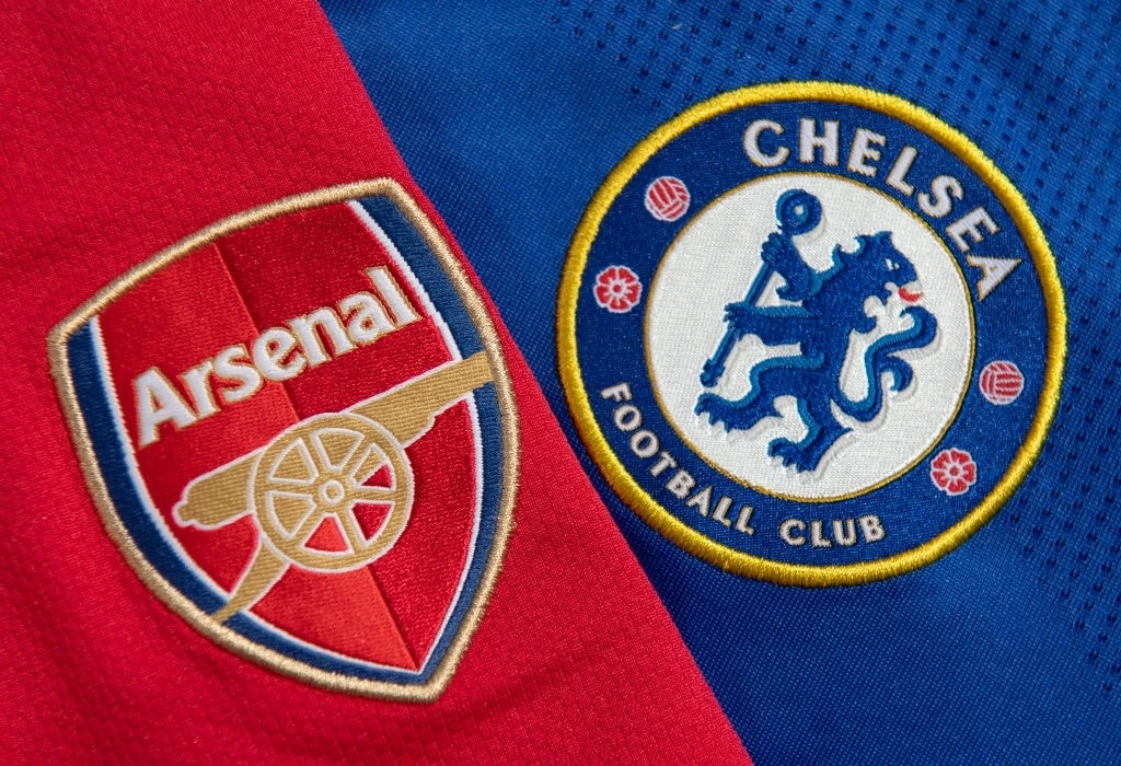 Arsenal đối đầu Chelsea ở vòng 29 (Ảnh: Getty).