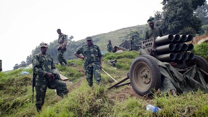 Các tay súng M23 tại CHDC Congo - Ảnh: AFP/TTXVN