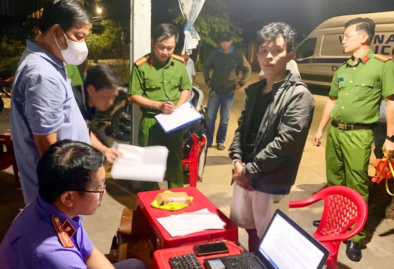 Cơ quan Công an bắt quả tang Trương Thái Nguyên mua bán ma túy