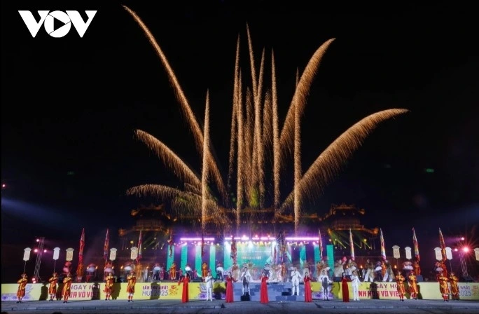 The festival is taking place as part of the National Tourism Year – Hue 2025, providing an attractive destination for those who love traditional martial arts.