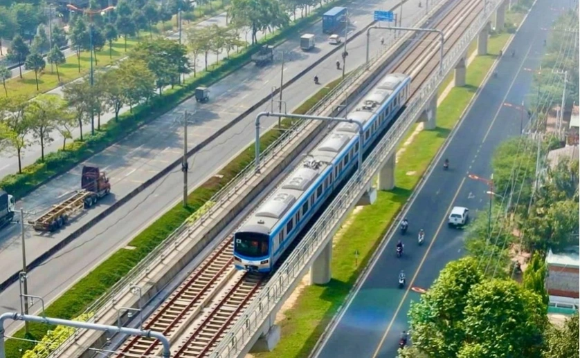  Ben Thanh-Suoi Tien metro line (Photo: baophapluat.vn)